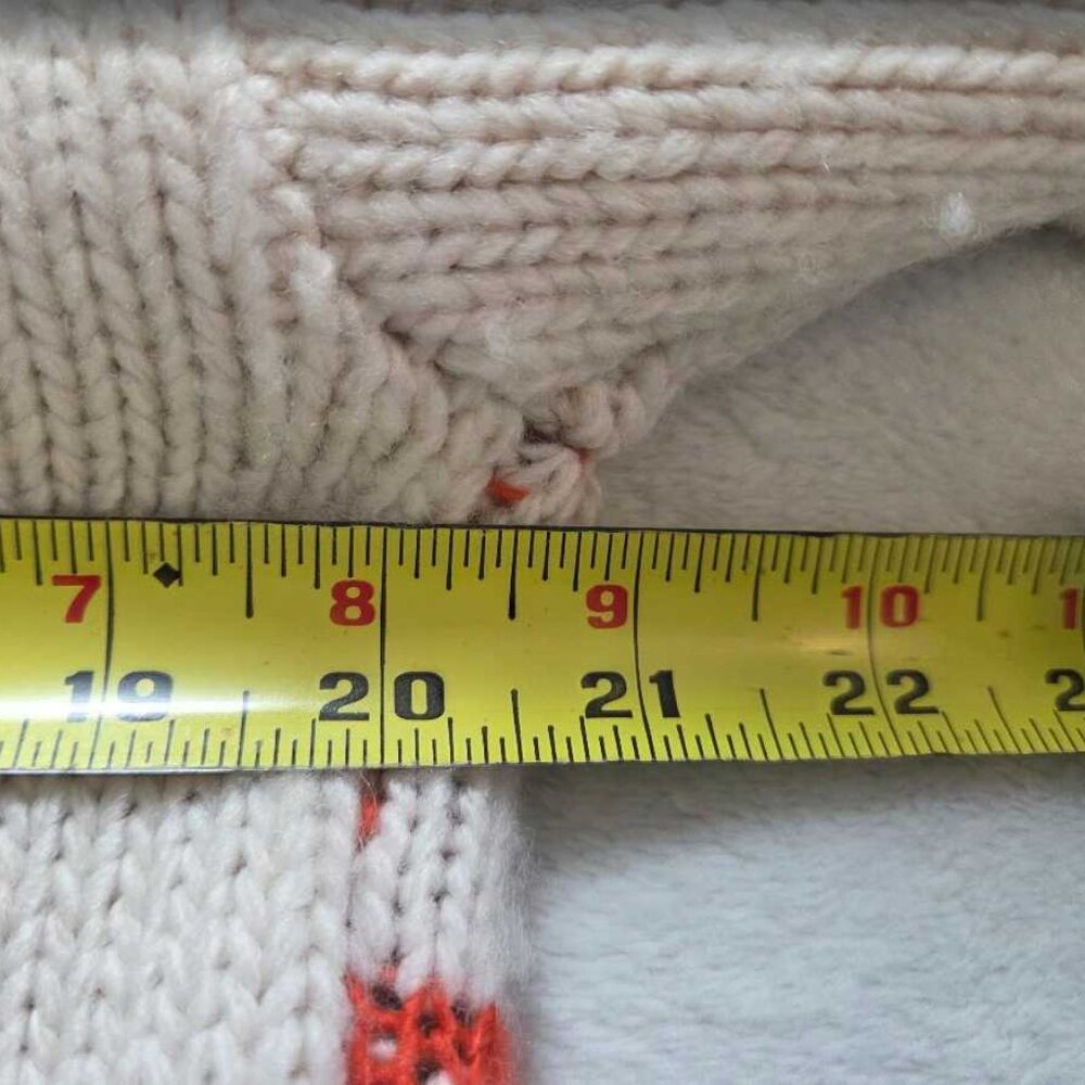 S Obey knit swans wool blend zip up cardigan sweater - Picture 12 of 15